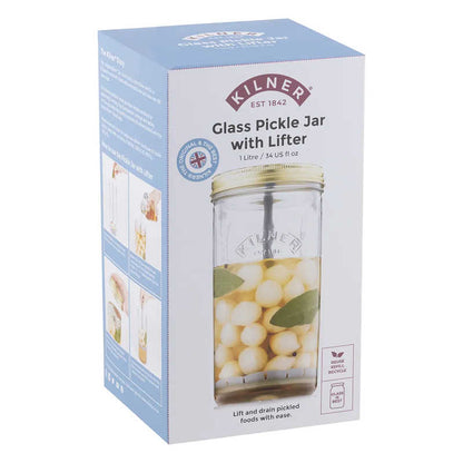 Kilner 1ltr Pickle Jar with Lifter