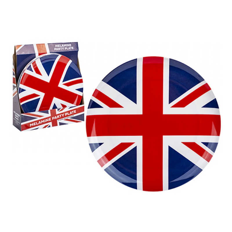 Union Jack 11" Melamine Plate